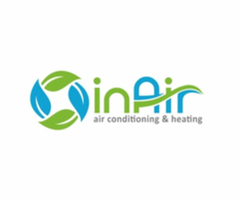 INAIR AIR CONDITIONING & HEATING Logo (USPTO, 08.01.2020)