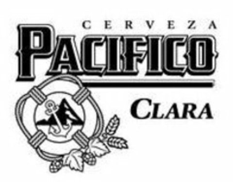 CERVEZA PACIFICO CLARA Logo (USPTO, 13.04.2020)