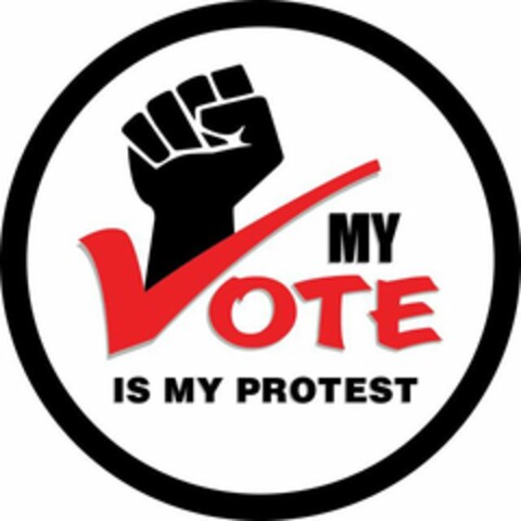 MY VOTE IS MY PROTEST Logo (USPTO, 04.09.2020)