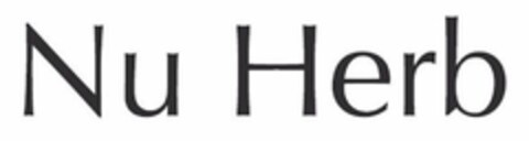 NU HERB Logo (USPTO, 09/11/2020)