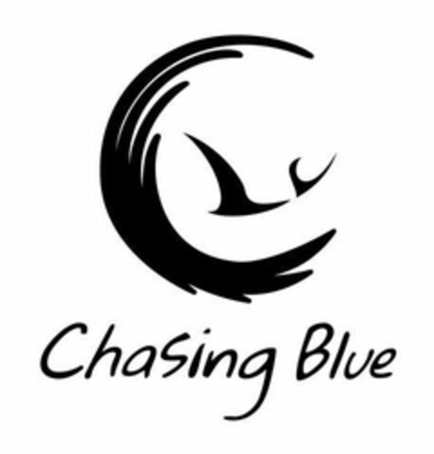 CHASING BLUE Logo (USPTO, 09/21/2020)