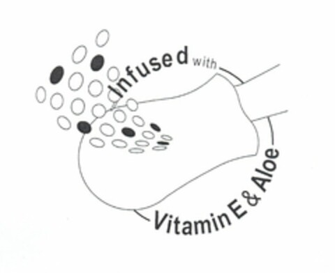 INFUSED WITH VITAMIN E & ALOE Logo (USPTO, 01/26/2009)