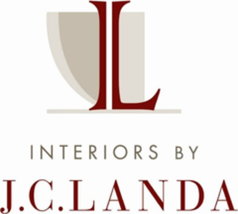 L INTERIORS BY J.C. LANDA Logo (USPTO, 28.04.2009)