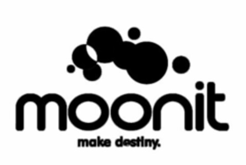 MOONIT MAKE DESTINY. Logo (USPTO, 14.07.2009)