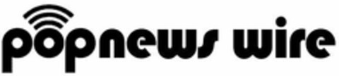 POPNEWS WIRE Logo (USPTO, 08/07/2010)