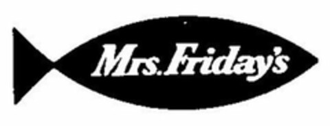 MRS. FRIDAY'S Logo (USPTO, 29.11.2010)