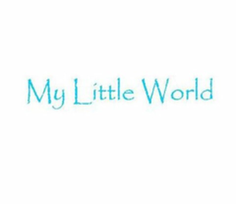 MY LITTLE WORLD Logo (USPTO, 09.03.2011)