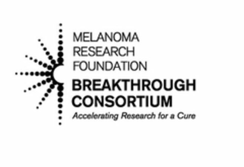 MELANOMA RESEARCH FOUNDATION BREAKTHROUGH CONSORTIUM ACCELERATING RESEARCH FOR A CURE Logo (USPTO, 13.04.2011)