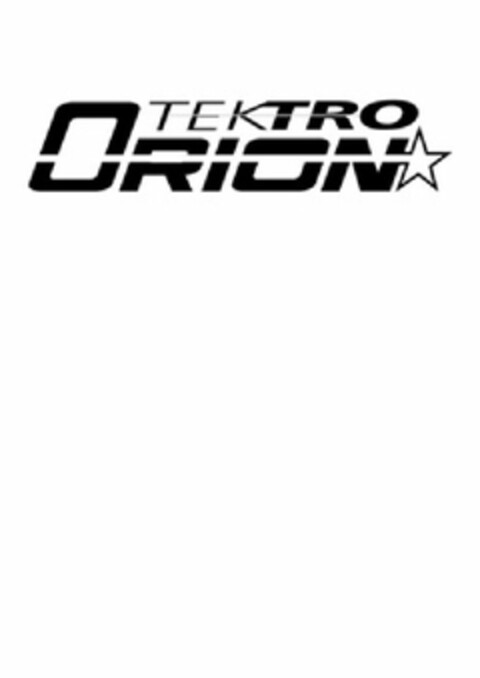 TEKTRO ORION Logo (USPTO, 24.08.2011)