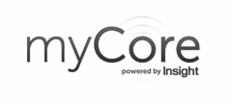 MYCORE POWERED BY INSIGHT Logo (USPTO, 03/02/2012)