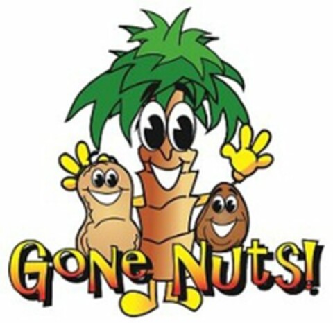 GONE NUTS! Logo (USPTO, 19.06.2012)