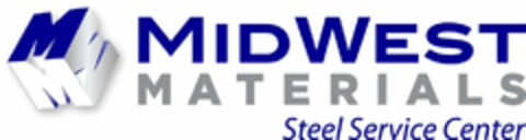 MWM MIDWEST MATERIALS STEEL SERVICE CENTER Logo (USPTO, 27.11.2012)