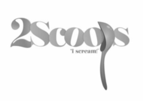 2SCOOPS "I SCREAM!" Logo (USPTO, 02/07/2013)