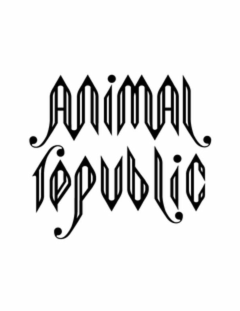 ANIMAL REPUBLIC Logo (USPTO, 06.08.2013)