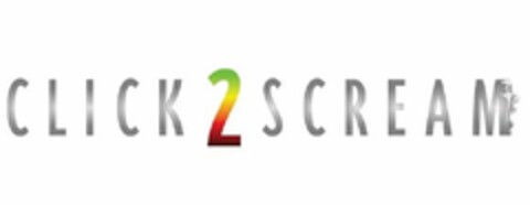 CLICK2SCREAM Logo (USPTO, 08.10.2013)