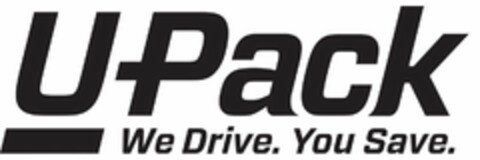 UPACK WE DRIVE. YOU SAVE. Logo (USPTO, 04/02/2014)