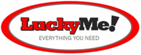 LUCKYME! EVERYTHING YOU NEED Logo (USPTO, 05/22/2014)