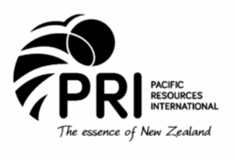 PRI PACIFIC RESOURCES INTERNATIONAL THE ESSENCE OF NEW ZEALAND Logo (USPTO, 09.07.2015)