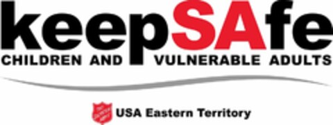 KEEPSAFE CHILDREN AND VULNERABLE ADULTSTHE SALVATION ARMY USA EASTERN TERRITORY Logo (USPTO, 08/14/2015)