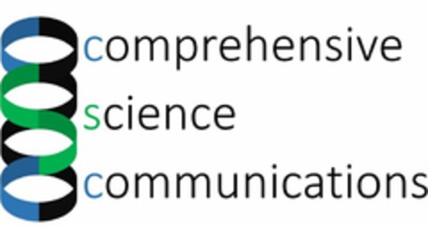 COMPREHENSIVE SCIENCE COMMUNICATIONS Logo (USPTO, 08/27/2015)