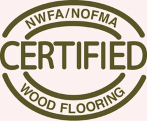 NWFA/NOFMA CERTIFIED WOOD FLOORING Logo (USPTO, 07.07.2016)