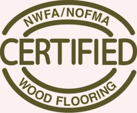 NWFA/NOFMA CERTIFIED WOOD FLOORING Logo (USPTO, 07/07/2016)