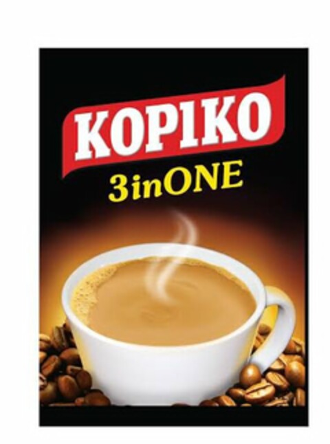 KOPIKO 3 IN ONE Logo (USPTO, 01.08.2016)