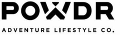 POWDR ADVENTURE LIFESTYLE CO. Logo (USPTO, 11.08.2016)