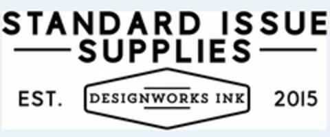 STANDARD ISSUE SUPPLIES DESIGNWORKS INKEST 2015 Logo (USPTO, 22.08.2016)