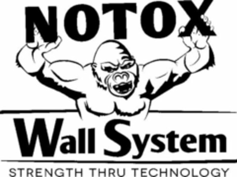 NOTOX WALL SYSTEM STRENGTH THRU TECHNOLOGY Logo (USPTO, 09/08/2016)