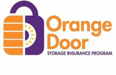 ORANGE DOOR STORAGE INSURANCE PROGRAM Logo (USPTO, 06.10.2016)