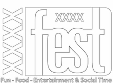 FEST FUN - FOOD - ENTERTAINMENT & SOCIAL TIME Logo (USPTO, 16.05.2017)