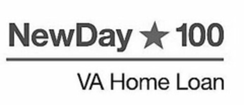 NEWDAY 100 VA HOME LOAN Logo (USPTO, 20.06.2017)