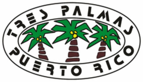 TRES PALMAS PUERTO RICO Logo (USPTO, 11.07.2017)