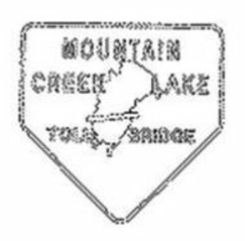 MOUNTAIN CREEK LAKE TOLL BRIDGE Logo (USPTO, 07.08.2017)