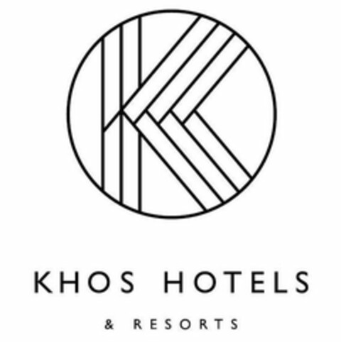 K KHOS HOTELS & RESORTS Logo (USPTO, 05.12.2017)