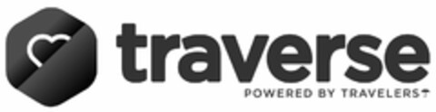 TRAVERSE POWERED BY TRAVELERS Logo (USPTO, 02.03.2018)