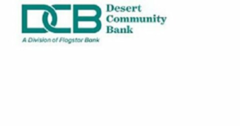 DCB DESERT COMMUNITY BANK A DIVISION OFFLAGSTAR BANK Logo (USPTO, 27.03.2019)