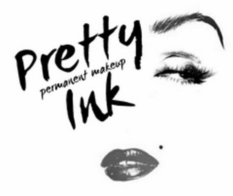 PRETTY INK PERMANENT MAKEUP Logo (USPTO, 01.04.2019)