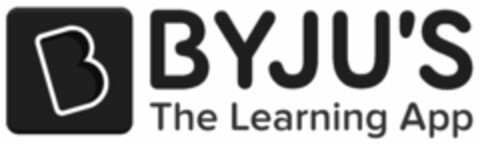 B BYJU'S THE LEARNING APP Logo (USPTO, 07/11/2019)