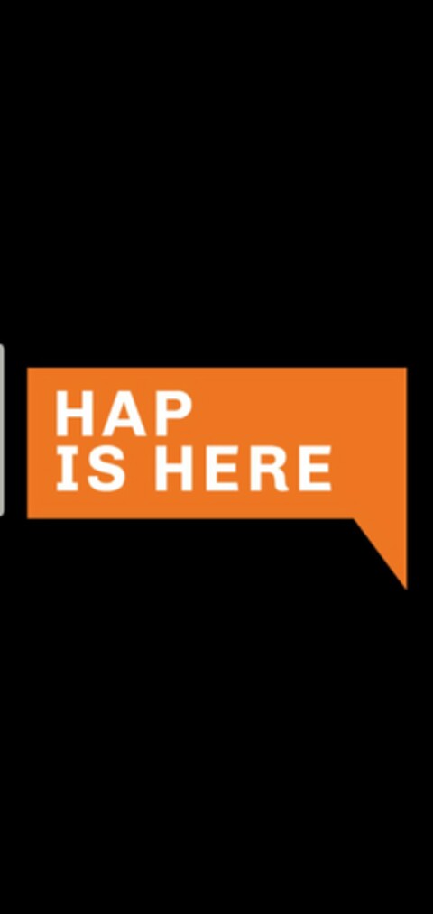 HAP IS HERE Logo (USPTO, 13.09.2019)