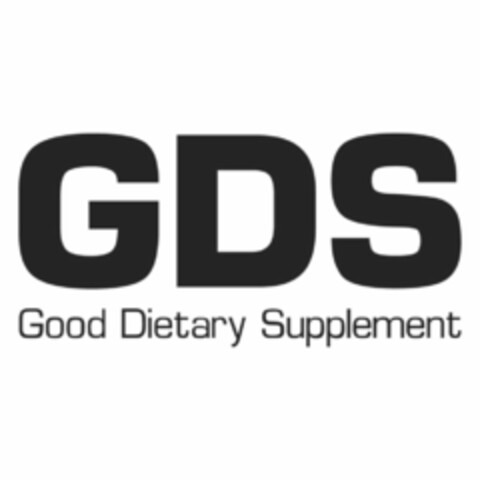 GDS GOOD DIETARY SUPPLEMENT Logo (USPTO, 15.11.2019)