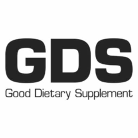 GDS GOOD DIETARY SUPPLEMENT Logo (USPTO, 11/15/2019)