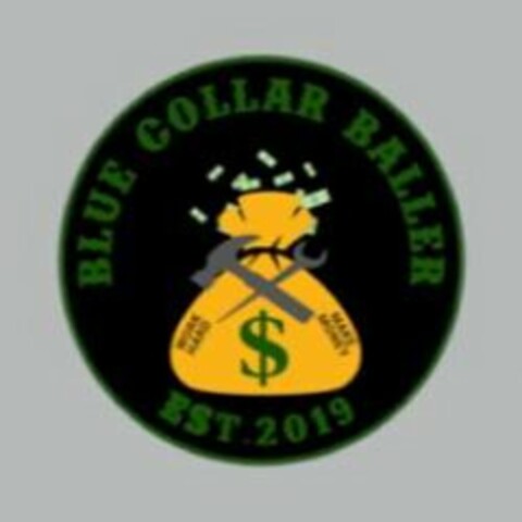 BLUE COLLAR BALLER EST. 2019 Logo (USPTO, 01/10/2020)