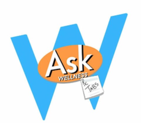 W ASK WELLNESS RX TABS Logo (USPTO, 04.06.2020)