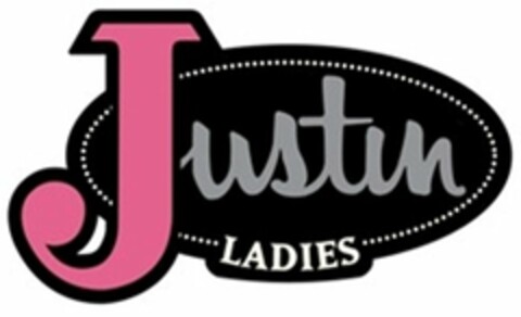 JUSTIN LADIES Logo (USPTO, 30.12.2008)