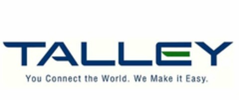 TALLEY YOU CONNECT THE WORLD. WE MAKE IT EASY. Logo (USPTO, 08.02.2009)