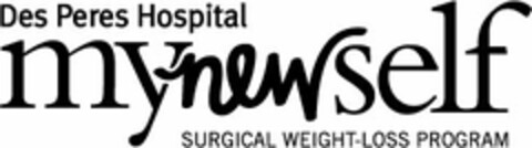 DES PERES HOSPITAL MYNEWSELF SURGICAL WEIGHT-LOSS PROGRAM Logo (USPTO, 27.03.2009)