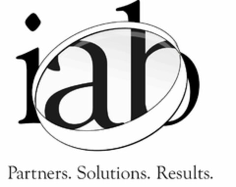 IAB PARTNERS. SOLUTIONS. RESULTS. Logo (USPTO, 05/19/2009)