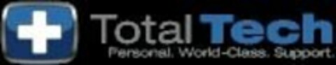 TOTAL TECH PERSONAL WORLD-CLASS SUPPORT Logo (USPTO, 31.07.2009)